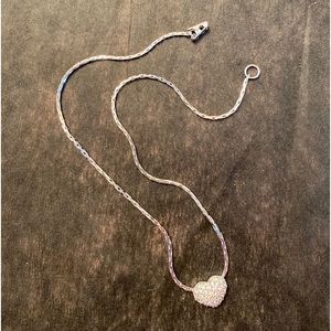 Swarovski silver tone necklace